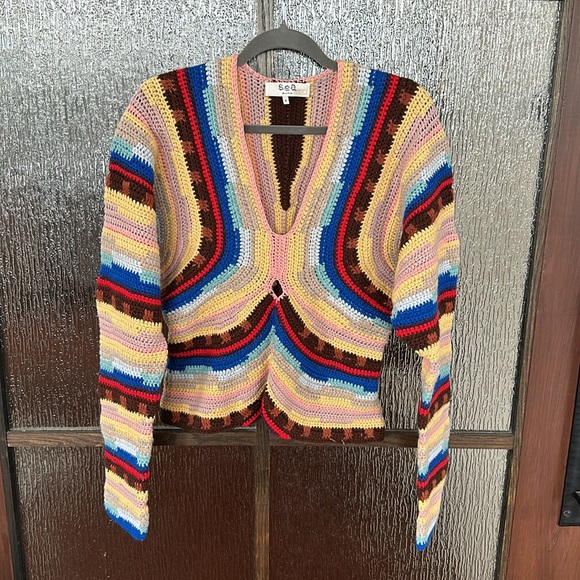 Sea New York Olin’s sweater - Ombre size small - Picture 5 of 12